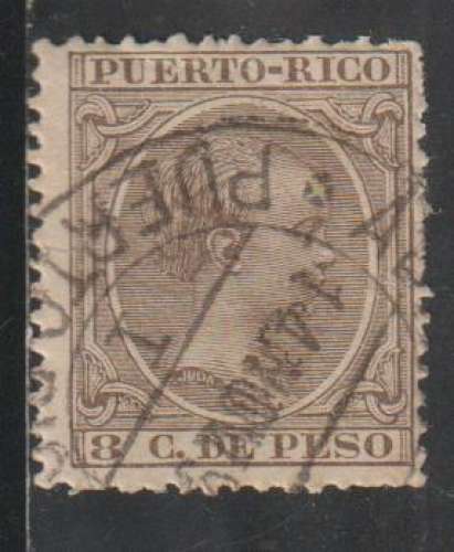 PORTO RICO 1891 - Y&T  N° 96