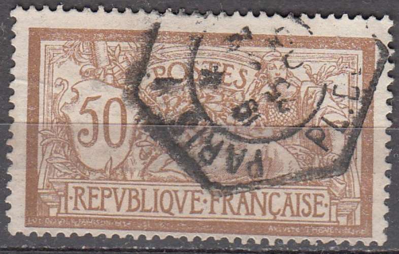 France 1900 Michel 97X O Cote (2008) 1.60 € Type Merson Cachet rond