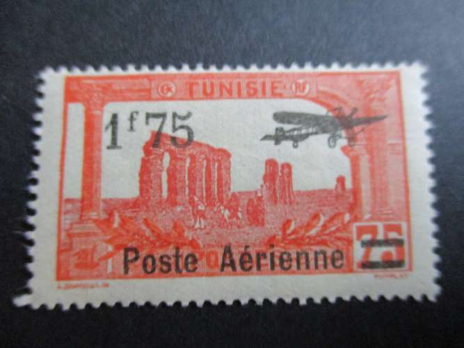 tunisie y & t poste aérienne 4 * 1927