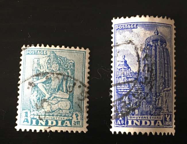 Inde 1951 YT 34 et 36