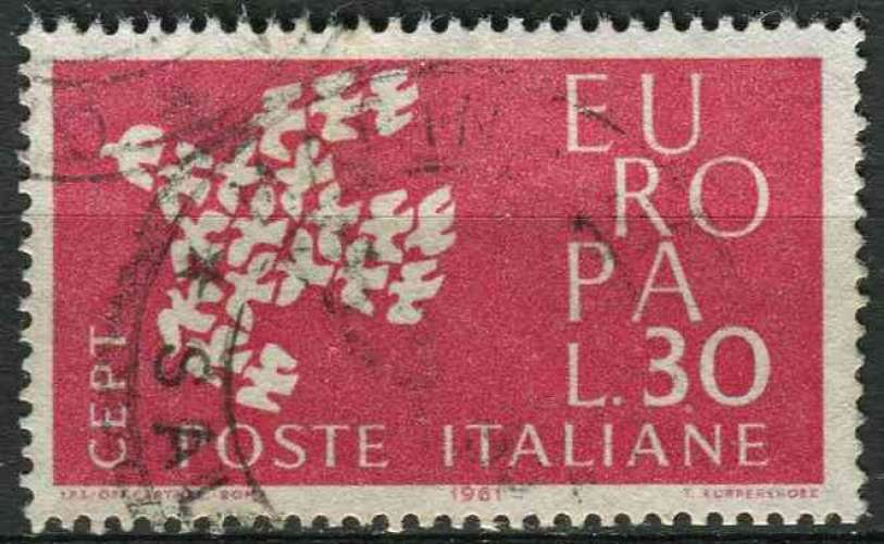 ITALIE 1961 OBLITERE N° 858 europa