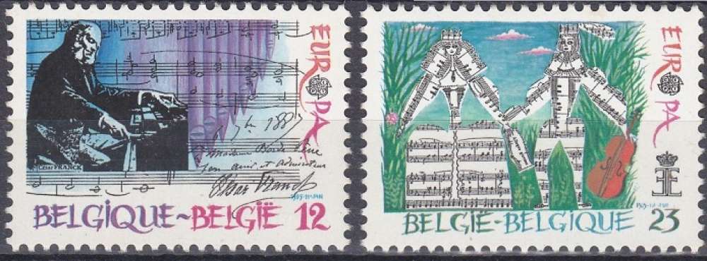 Belgique 1985 NMH Europa musique (J4)