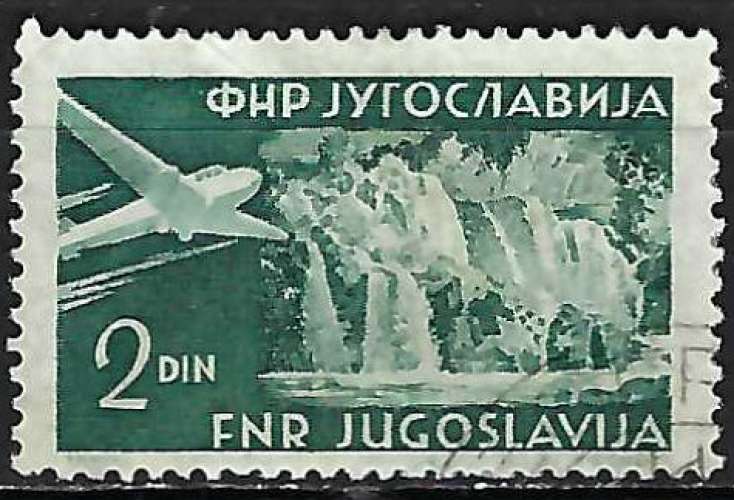 Yougoslavie - 1951-52 - Y & T n° 33 Poste aérienne - O.