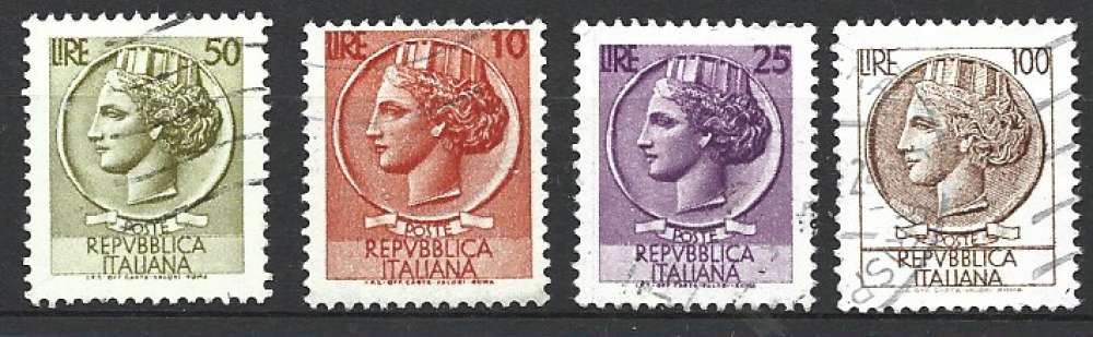 Italie  1954 - Monnaies Syracuse