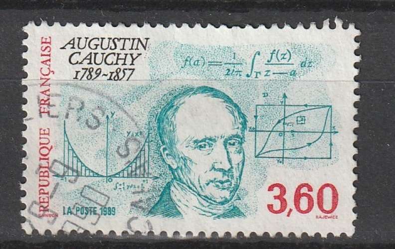 France 1989 YT  2610 Augustin Cauchy