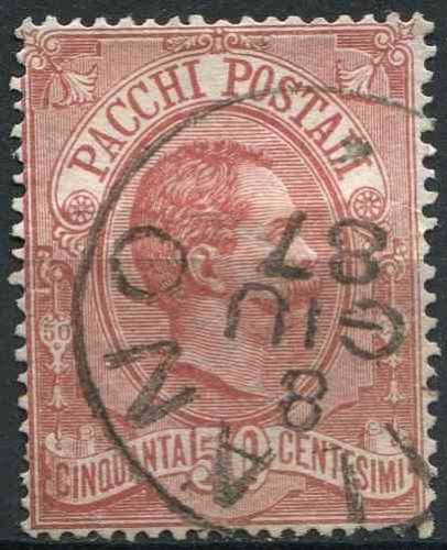 ITALIE 1884 OBLITERE COLIS POSTAUX N° 3