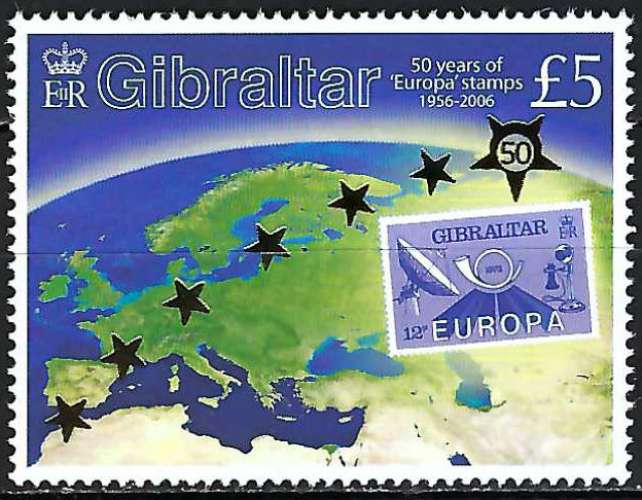 Gibraltar - 2005 - Y & T n° 1140 - 50 ans Europa - MNH