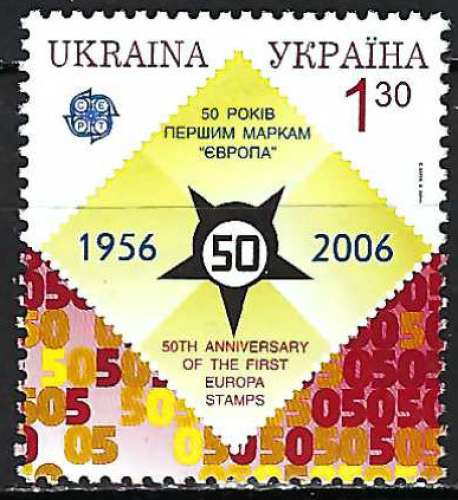 Ukraine - 2006 - Y & T n° 690 - 50 ans Europa - MNH