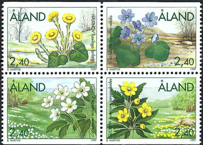 Finlande - Aland - 1997 - Y & T n° 123 à 126 - MNH