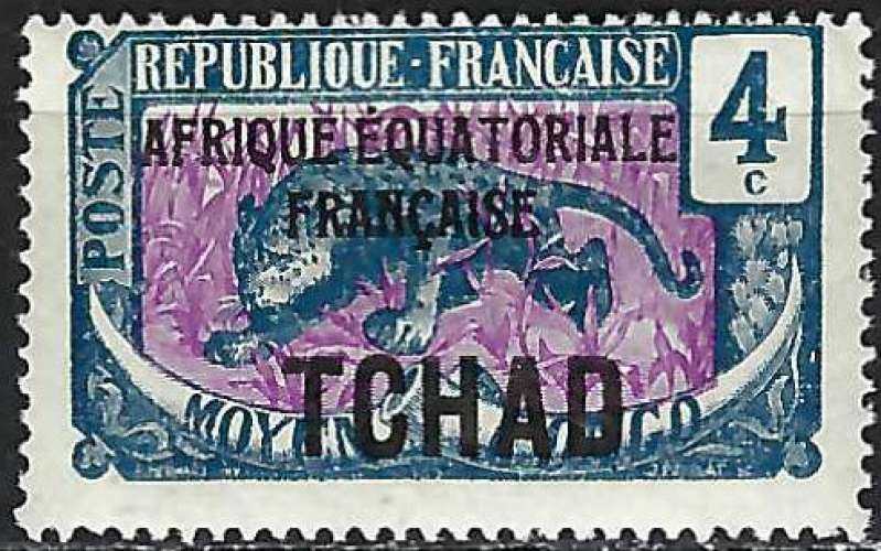 Tchad - 1924 - Y & T n° 21 - MH