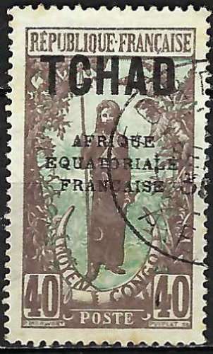 Tchad - 1924 - Y & T n° 29 - O.