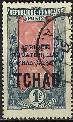 Tchad - 1924 - Y & T n° 34 - O.