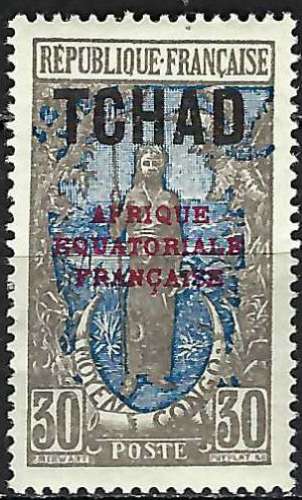 Tchad - 1925-28 - Y & T n° 38 - MH