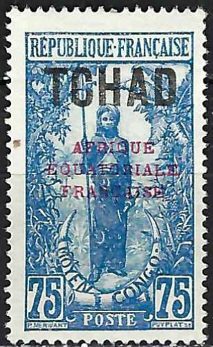 Tchad - 1925-28 - Y & T n° 42 - MNG