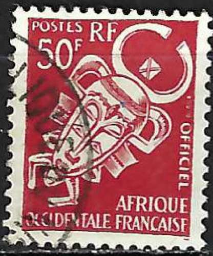 AOF - 1958 - Y & T n° 9 Timbres de service - O.