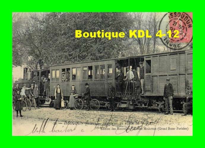 AL REP 47 - Train - Loco Pinguely 030 T n° 3 place de Vouet - ISSOUDUN - 36 - TI - Reproduction