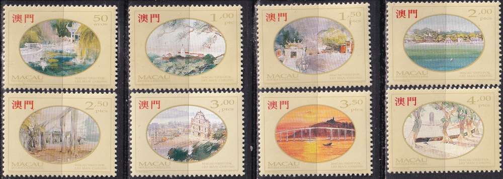 macao ... n° 749 à 756  neufs** ... 1995