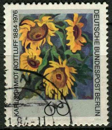 ALLEMAGNE BERLIN 1984 OBLITERE N° 689