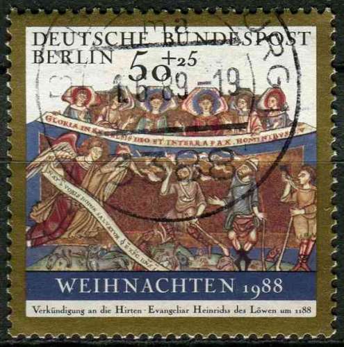 ALLEMAGNE BERLIN 1988 OBLITERE N° 790 Noël