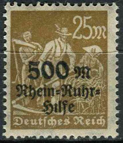 ALLEMAGNE REICH 1923 NEUF** MNH N° 251A