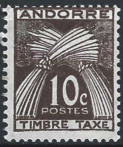 Andorre Français - 1946 - Y & T n° 32 Timbres-taxe - MH