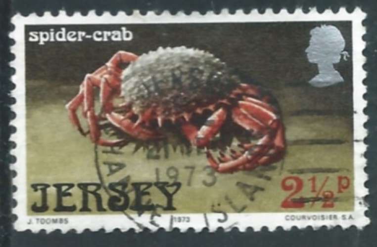 Ile de Jersey - Y&T 0083 (o) - Araignée de mer -