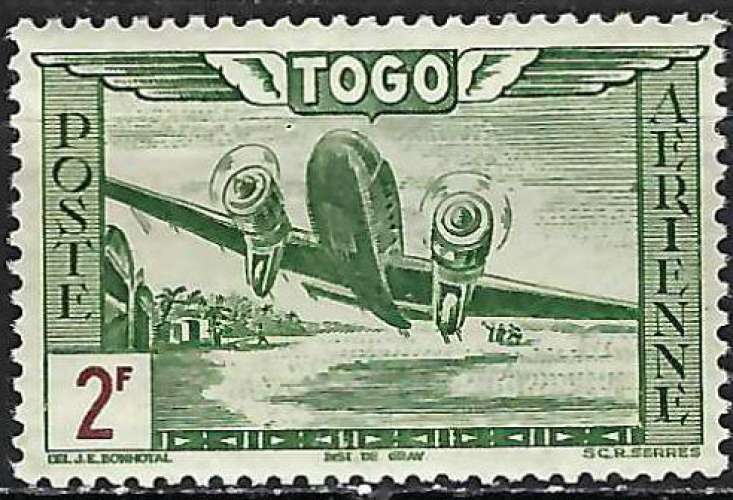 Togo - 1942 - Y & T n° 11 Poste aérienne - MNH