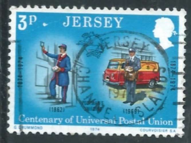 Ile de Jersey - Y&T 0094 (o) - Centenaire de l'UPU -