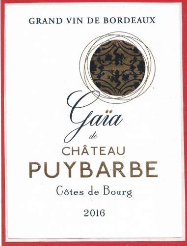 Etiquette - vin de la région de Bordeaux