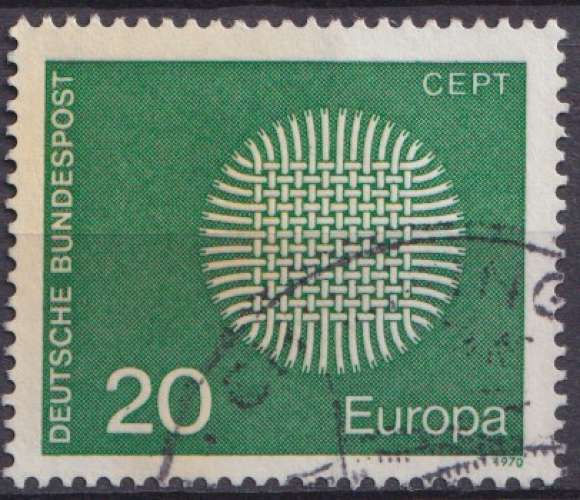Allemagne RFA 1970 Y&T 483 oblitéré - Europa 