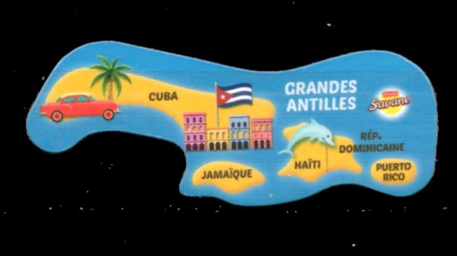 Magnet Savane Amerique Grandes Antilles