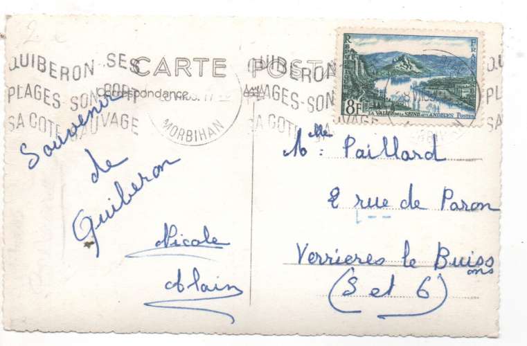 cpsm 56 Quiberon Colonie de vacances SNCF