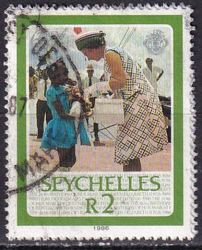 seychelles ... n° 603  obliteré ... 1986
