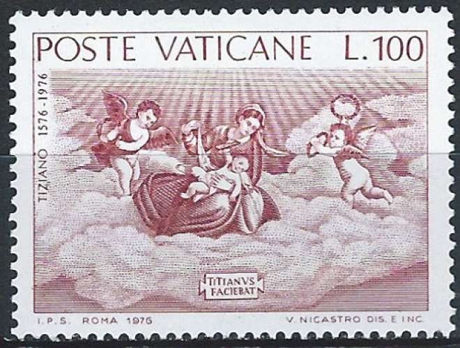Vatican - 1976 - Y & T n° 611 - MNH