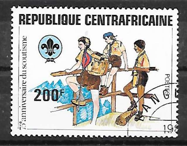 Centrafrique  N° 493 YVERT OBLITERE ( USED )