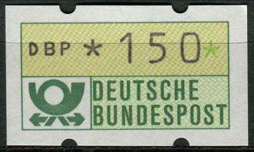 ALLEMAGNE RFA 1981 NEUF** MNH distributeur N° 1 - 150
