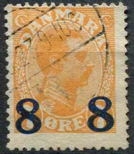 DANEMARK 1921 OBLITERE N° 128