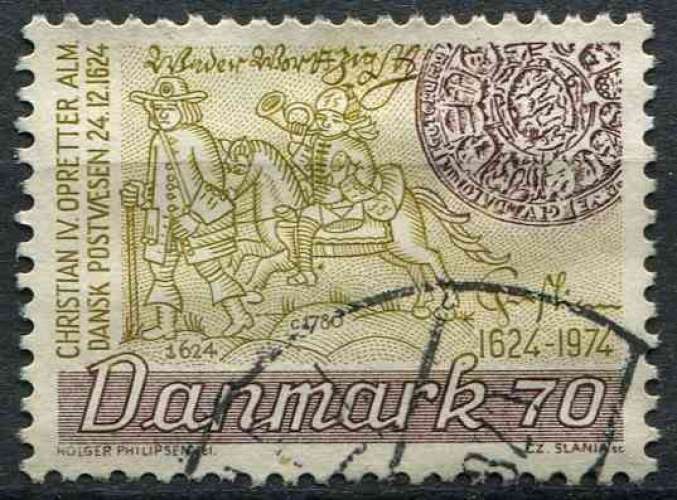 DANEMARK 1974 OBLITERE N° 586