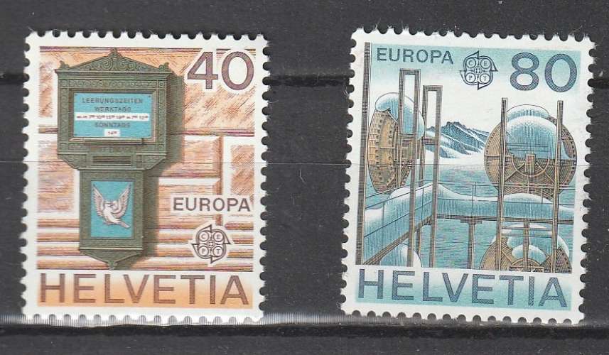 Suisse  1979 Europa CEPT YT 1084 & 1085  neufs MNH