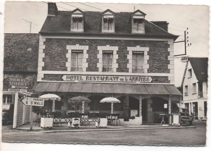 cpsm  35 Rothéneuf Hôtel-Restaurant de l'Arrivée