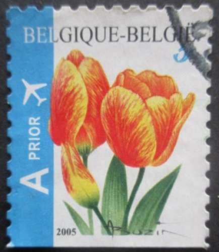BELGIQUE N°3391 Tulipes oblitéré