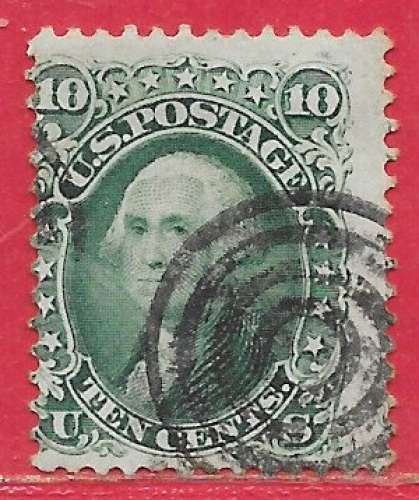 Etats-Unis d'Amérique n°22 10c vert 1861 o