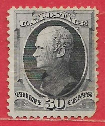 Etats-Unis d'Amérique n°48 30c noir 1870-82 o