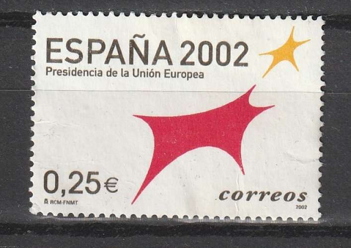 Espagne 2002 YT 3472 Présidence Européenne
