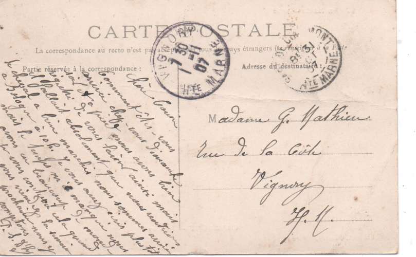 cpa 52 Chaumont La Gare