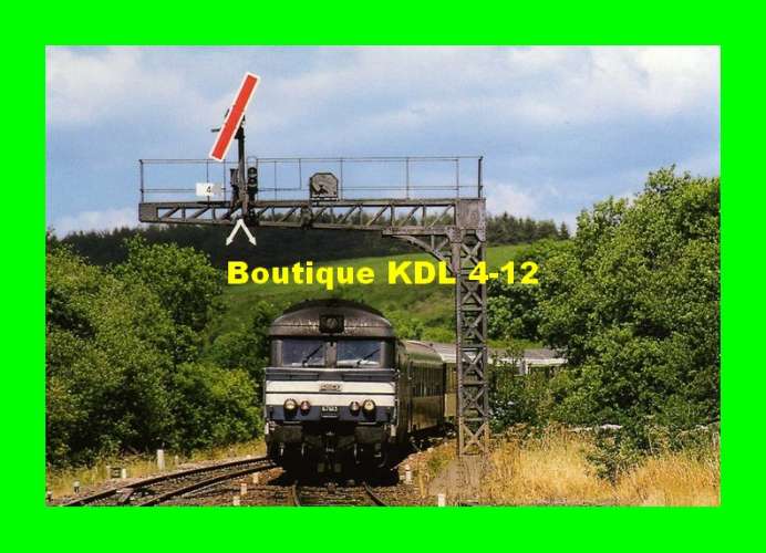 RU 0336 - Train le Ventadour - loco BB 67613 entrant en gare - PONTGIBAUD - Puy de Dôme - SNCF