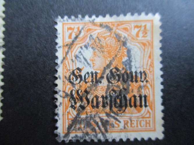 pologne ( occ all ) y & t 9 obl 