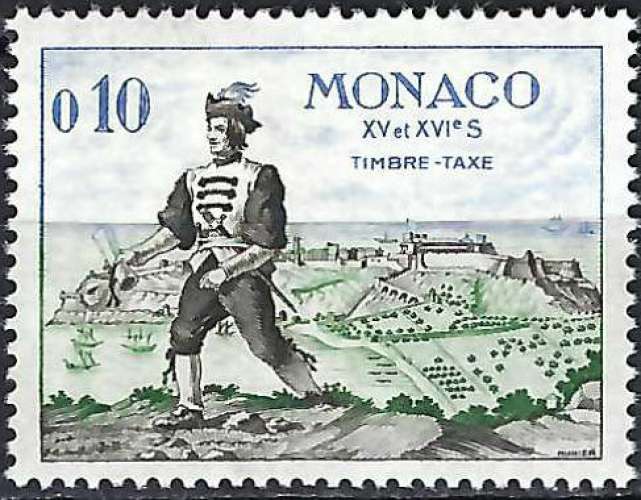 Monaco - 1960 - Y & T n° 59 Timbres-taxe - MNH