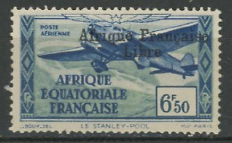 A.E.F. neuf * N° 6 - (trace de charnière)