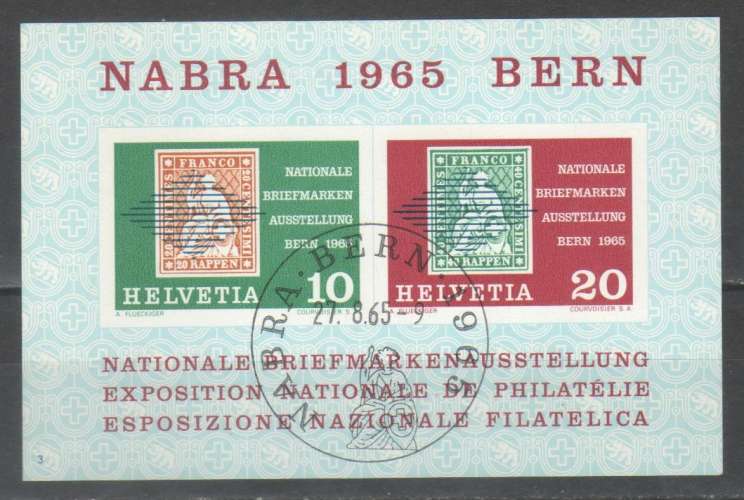 Suisse 1965 - Nabra bf (oblitéré Nabra Bern)